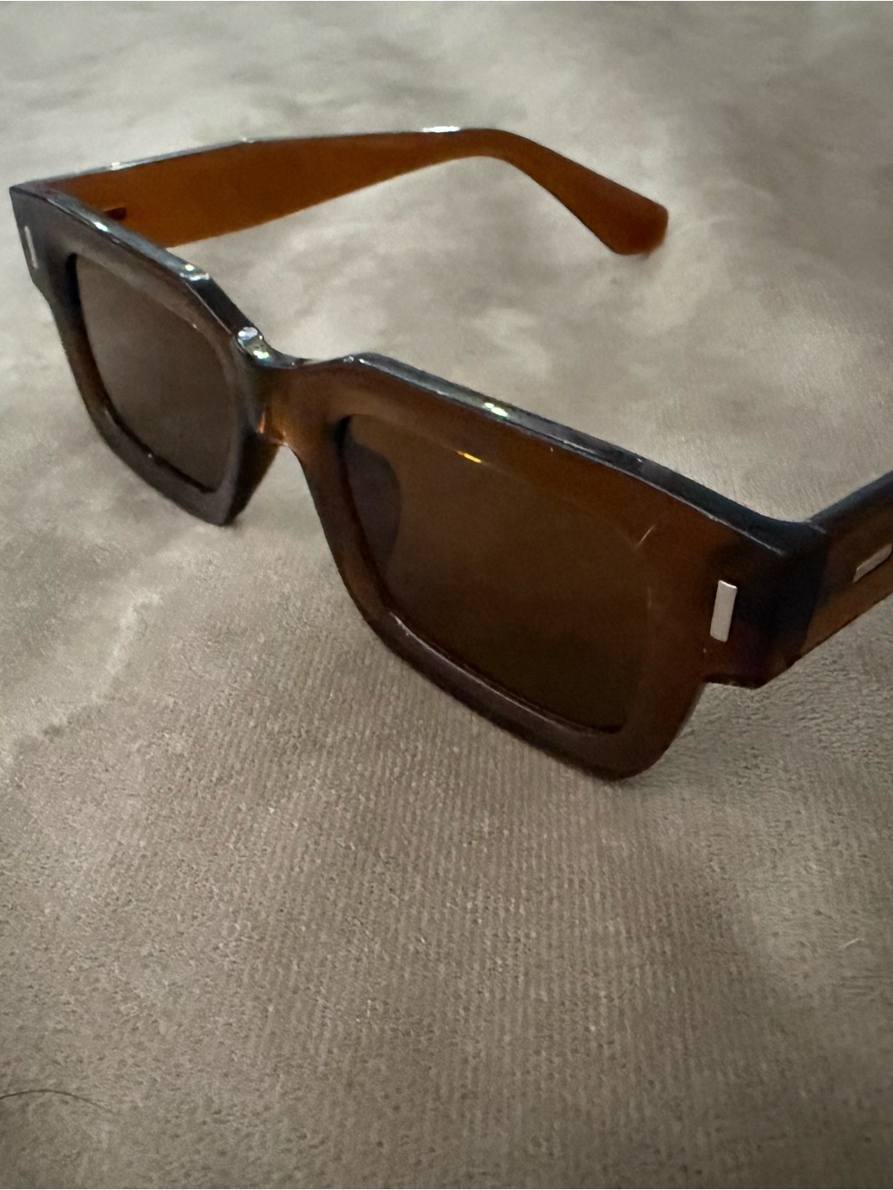 Brown Square Frame Women's Sunglasses